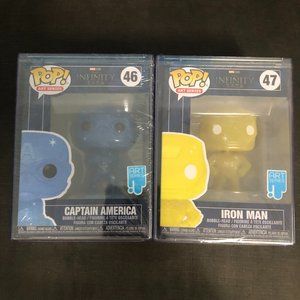 SOLD - Funko Artist Series Infinity Saga - Captain America #46 and Iron man #47